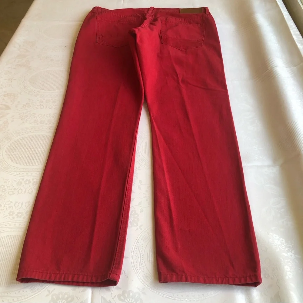 Sean John Clayton Slim Straight Red Jeans Denim Pants Men’s Size W36/L32 Casual